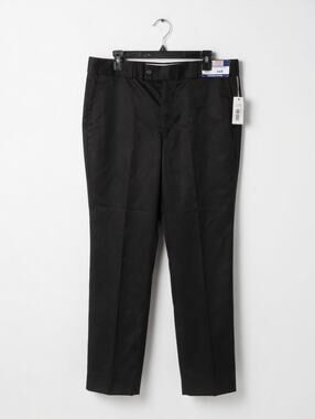 National Patrol Black Dress Pants Size 34R – Style 3000E BLK – 100% Polyester –